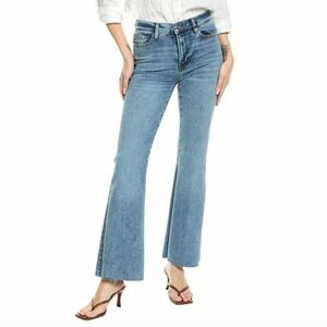 Frame La Easy Flare Women's High Rise Jeans Size 34 Rawley Raw After